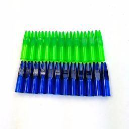 Tiro com arco Seta Nocks para Caça, Plástico eixo caudas, DIY bate substituição, acessórios de tiro, apto para ID, 6mm, 24pcs - Image 4