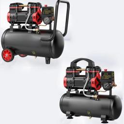 Compressor de ar silencioso, silencioso, isento de óleo, bomba de ar portátil, reparo doméstico, insuflação de pneus, compressor sussurro, 1100W, 1500W - Image 1