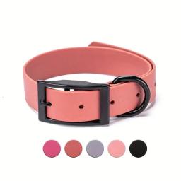Coleiras impermeáveis de treinamento para animais de estimação, coleira de PVC, resistente a sujos, fácil limpeza, cães pequenos, médios, grandes, alta qualidade, nova moda - Image 1