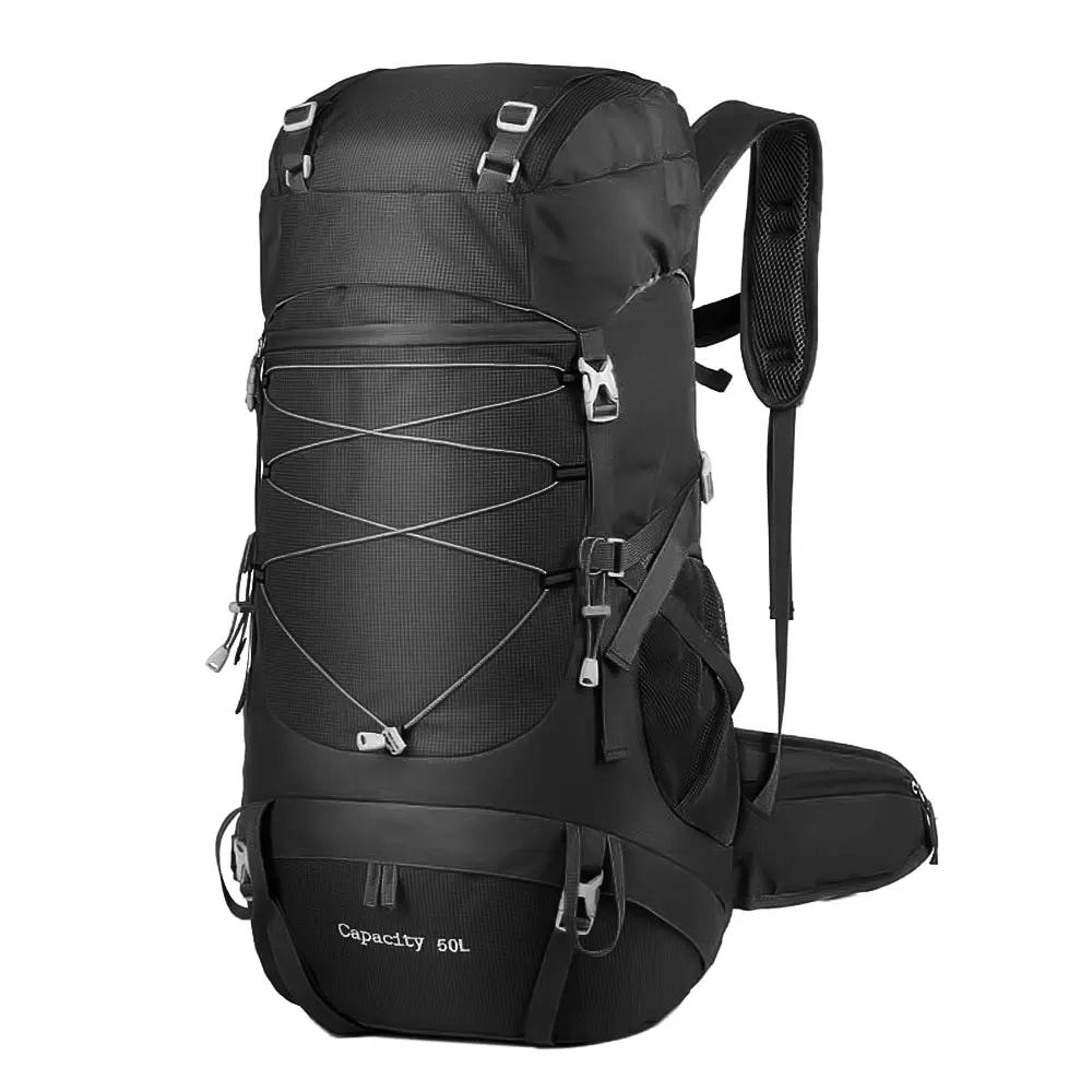 Westtune 50l mochila de caminhada com capa de chuva multifuncional saco de montanhismo ao ar livre para viagens trekking acampamento - Image 1