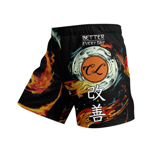 Shorts Masculinos de Artes Marciais para Boxe, Muay Thai, Corrida e Treinos na Academia