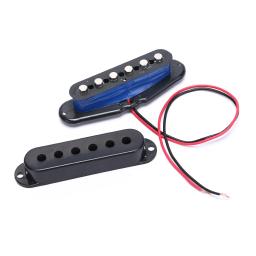 Captador de som Black Single Coil para guitarra elétrica, 6 cordas, harmonioso, fácil de instalar - Image 6