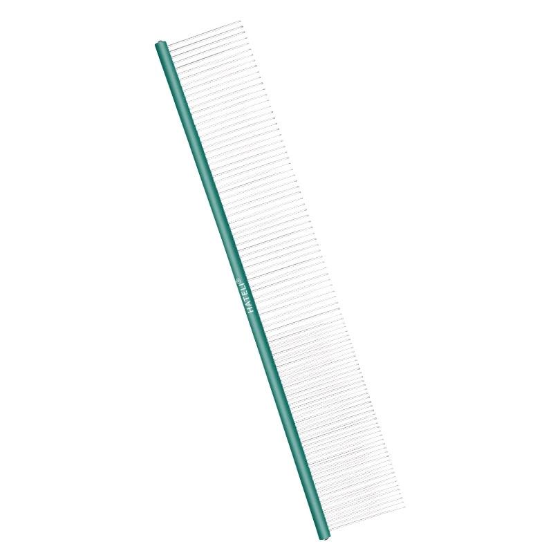 16/19/22cm Aço Inoxidável Pet Beleza Styling Pente Dog Grooming Combs Longo Grosso Cabelo Pele Remoção Escova Pet Dog Grooming Combs - Image 1