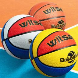 Basquete Resistente ao Desgaste de Borracha Infantil, Antiderrapante, Bola de Treino Escolar, Equipamento Esportivo Infantil, Competição de Basquete, Tamanho 5 - Image 4