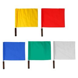 Bandeira do árbitro do futebol, vermelho, branco, amarelo, azul, verde, treinamento do futebol, bandeira do comando, competição, fontes do sinal, 1pcs - Image 5