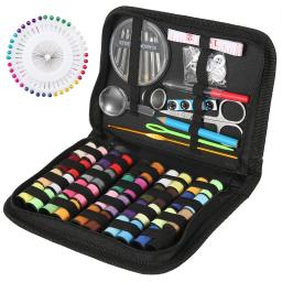 Kits de costura diy multi-função caixa de costura conjunto para mão acolchoado costura linha de bordado acessórios de costura kits de costura - Image 2