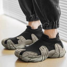 Tênis casuais respiráveis para homens, Tênis para esportes ao ar livre, Tênis de corrida e tênis, Trend Street, Leve - Image 5