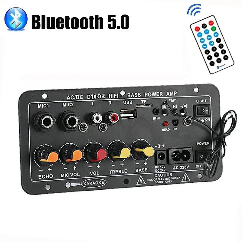Placa Amplificadora de Áudio para Alto-Falante, Subwoofer, Aux Tf Card, Módulo Amplificador de Áudio, Alta Qualidade, 30-120W, 8-12 "4Ohm, 12V, 24V, 110V, 220V - Image 1