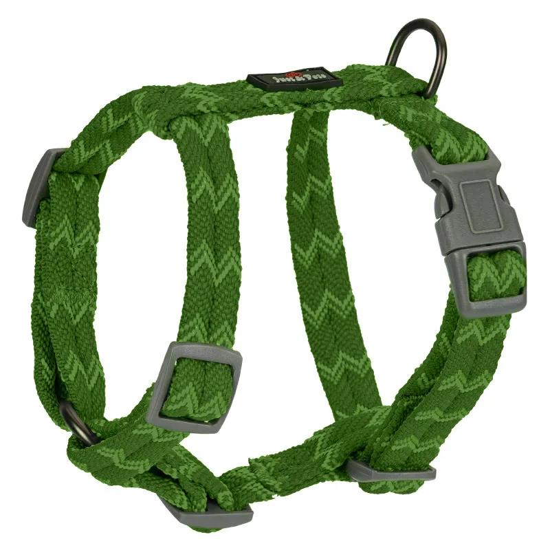 Arnês de Nylon Ajustável Respirável Pet, Colete para Cachorro, Peito e Costas, Médio e Grande Travesso, Caminhada de Segurança e Chumbo, Esportes em Forma de I - Image 1