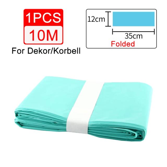 Sacos de Reenchimento para Kadel e Dekor Clássico, 10m, 16L - Forro Substituto para Cubos de Lixo