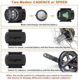 Magene s3 + sensor de cadência de velocidade ant bluetooth computador velocímetro sensor duplo acessórios de bicicleta compatível com wahooonelap zwift - Image 3