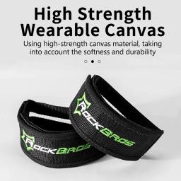 Rockbros bicicleta pedal capa alça de pé ultraleve anti-deslizamento pedal, ciclismo pedal cinto de alta resistência duplo-lado acessórios da bicicleta - Image 5