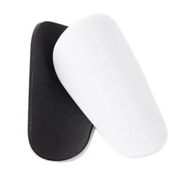 Caneleiras de futebol duráveis, equipamento de proteção compacto e leve, proteção de eva, equipamento esportivo branco - Image 1