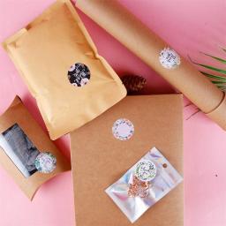 Etiquetas auto-adesivas para jóias, Envoltórios de presente de casamento, Tags Bag, Embalagem para pequenas empresas, Obrigado adesivos, Atacado, 25mm, 500pcs - Image 4
