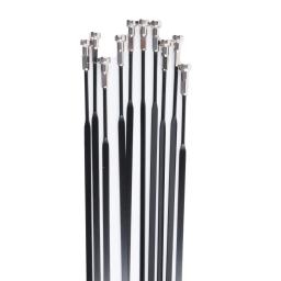10 peças de raio para mavic cr ak eq rodado de bicicleta de estrada raios planos retos com tampa de raio de bicicleta de aço inoxidável - Image 6