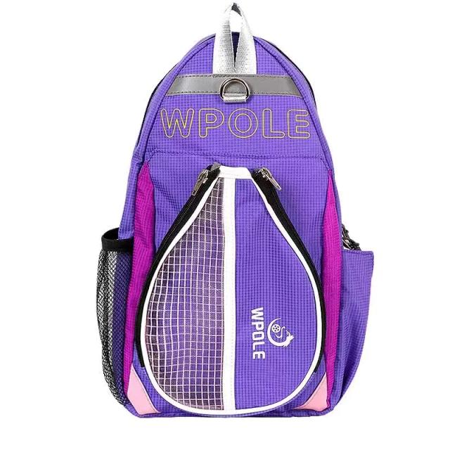 Mochila Profissional para Esportes de Tênis de Mesa com Bolsa de Ombro e Design Sling