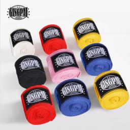 Bandagem De Boxe De Algodão, Envoltórios De Mão, Correias Esportivas, Suporte De Pulso Para Kickboxing, Muay Thai, Protetor De Mão MMA, 3 m, 5m - Image 2