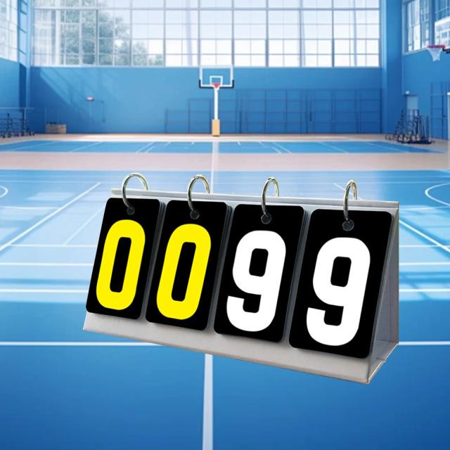 Placar de 4 Dígitos para Esportes Diversos - PVC Resistente