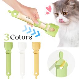 Orelhas De Gato Tira Espremer Colher, Líquido Snack Alimentação, Espremedor De Alimentos, Nenhum Resíduo, Pet Shop - Image 3