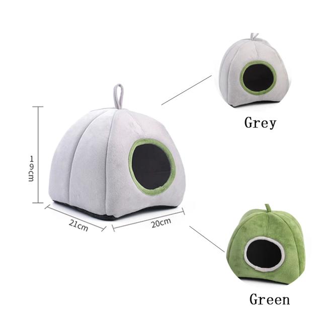 Caverna Aconchegante Super Quente para Hamsters, Cobaias, Mini Ouriços e Coelhos Barbados - Ideal para o Inverno
