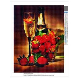 5D Diamante Pintura Arte Mosaico Artesanato De Vidro De Vinho Broca Redonda Bordado Ponto Cruz Kit Retro Fotos DIY Home Decor - Image 4