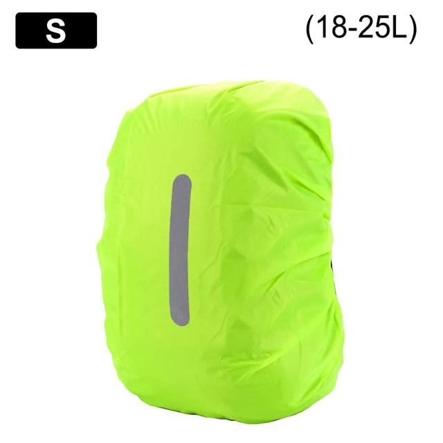 Capa de Chuva Impermeável Reflexiva para Mochilas de 10 a 70L - Ideal para Ciclismo Noturno, Camping e Caminhadas ao Ar Livre