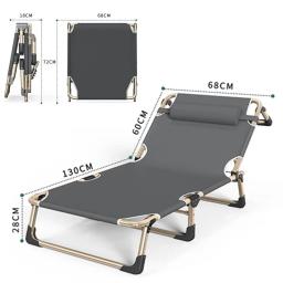 Portátil Folding Camping Bed, Berço, Viagem ao ar livre Bed, única pessoa - Image 3