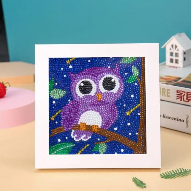 Kits de Mosaico 5D para Crianças: Brilhantes Projetos de Artes e Ofícios com Diamantes para Idade até 5 Anos