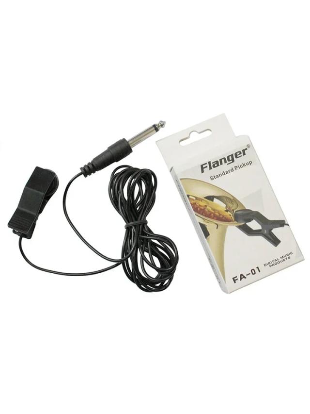 Flanger FA-01 Captador de Guitarra Profissional Clip-on Microfone para Instrumentos de Corda e Sopro