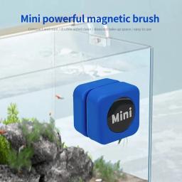 Limpador de vidro mini aquário resistente a arranhões, escova magnética para aquário pequeno, vidro e acrílico - Image 4