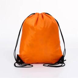 Unisex Polyester Drawstring Bag Esporte Mochila impermeável Bundle Pocket para homens Mulheres Student Rucksack Bag Natação Escola - Image 5