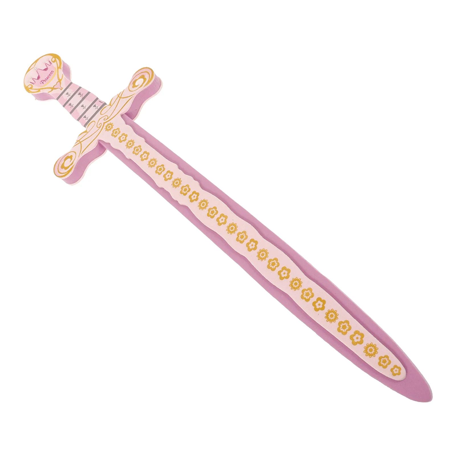 Esgrima infantil jardim de infância desempenho prop coroa ao ar livre cosplay crianças espumas espadas brinquedo - Image 1