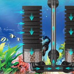 Conjunto De Filtro Bio De Aquário De Várias Camadas, Design Confiável, Copo De Sucção Forte, Fornecimento De Oxigênio, 1 Conjunto - Image 5