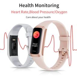 LIGE-Relógio Inteligente Amoled para Homens e Mulheres, Banda Inteligente, Frequência Cardíaca, Sangue, Pulseira Inteligente Impermeável, Rastreador de Fitness Esportivo, 2023 - Image 2