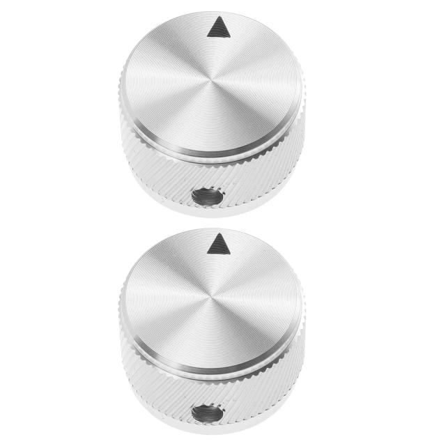 Botões de Controle de Volume Exclusivos em Alumínio para Guitarra - 2 Peças de Potenciômetro para Amplificador
