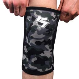 Joelheiras de Compressão Profissional, Neoprene, Squat, Halterofilismo, Deadlift, Treinamento, Crossfit, Elástico, Exercício, 1 Par - Image 1