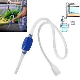 Sifão de aquário cascalho filtro de água ferramenta de limpeza portátil tanque de peixes aspirador de pó bomba de ar acessórios acuario ferramentas de limpeza - Image 1