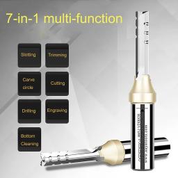 Arden-3 Flautas TCT Straight Router Bit, corte de 3 lâminas, fresa CNC, cortador de carboneto para madeira, MDF, multicamadas, aglomerado - Image 4