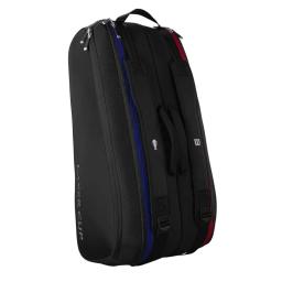 Saco de raquete de tênis Wilson com termoguard, deck duplo, 9 PK, Super Tour, Copa Laver, mochila de raquete grande, 2021 - Image 3