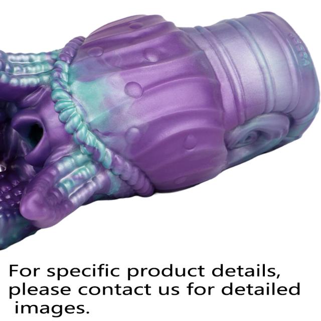 GEEBA Polvo Silicone Masculino Masturbador com Tentáculo e Plug Anal Realista Animal