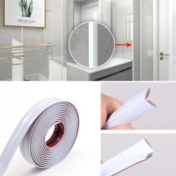 Fita decorativa autoadesiva do pvc, fundo do ouro, parede, canto interno, tira da decoração, mobília, borda da tabela, pára-choques anticolisão - Image 2