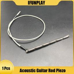 Alta Sensitive Acoustic Guitar Bridge Saddle Rod, Piezo Metal Rod, Folk Pickup Stick, Acessórios de guitarra, 6 cordas - Image 1