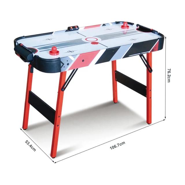 Mesa de Hóquei de Ar Elétrica 42" com Pernas Dobráveis de Aço