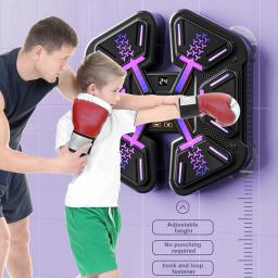 Smart Music Boxing Machine para Adultos e Crianças, Sports Fitness Trainer, Treinamento de Boxe, Wall Target, Home Exercício Response - Image 2