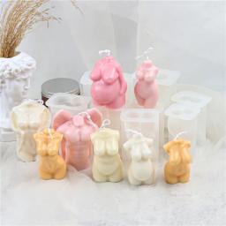 Molde de Silicone Corpo Espelho para Vela Artesanal, Sabonete De Gesso, Resina Epóxi, Decoração De Chocolate, Gelo De Gesso, Molde De Cozimento DIY - Image 1