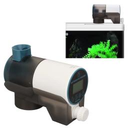 Alimentador automático de peixes com temporização, inteligente Aquarium Food Dispenser, silencioso, impermeável, elétrico, automático, 200ml - Image 2
