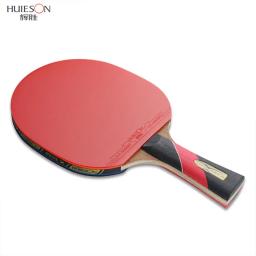 Huieson-Raquete De Tênis De Mesa, 6 Estrelas, 7 Camadas, Espinhas Duplas, Raquete De Pingpong - Image 4