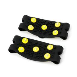 Escalada Anti Slip Spikes Grips, Garra de Gelo da Neve, Crampon Cleats, Tampa de Sapatos Esportivos para Mulheres e Homens, Tamanho 35-43, 5 Stud, 1 Par - Image 2