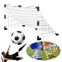 Objetivo dobrável do futebol com bomba e bola, Post de futebol para interior e exterior, treinamento de futebol, brinquedo esportivo - Image 1