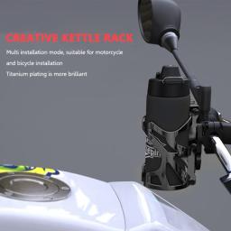 Universal Rotating Bottle Holder para Motocicleta e Bicicleta, Water Cup Rack, Acessórios de ciclismo, 360 ° gaiolas - Image 4